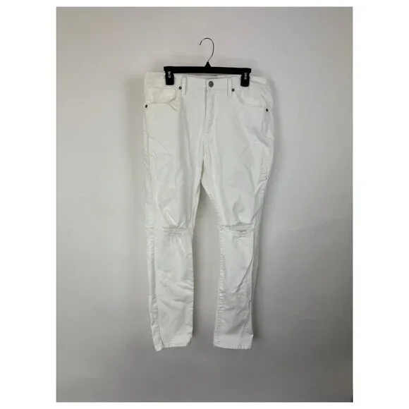 MENS And Now This White Ripped Skinny Jeans - Picture 1 of 4